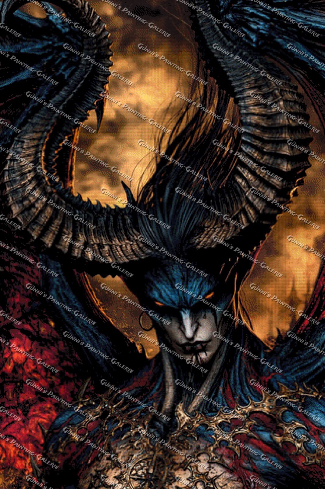 Fürst der Finsternis by Karla 80x120 200 Farben