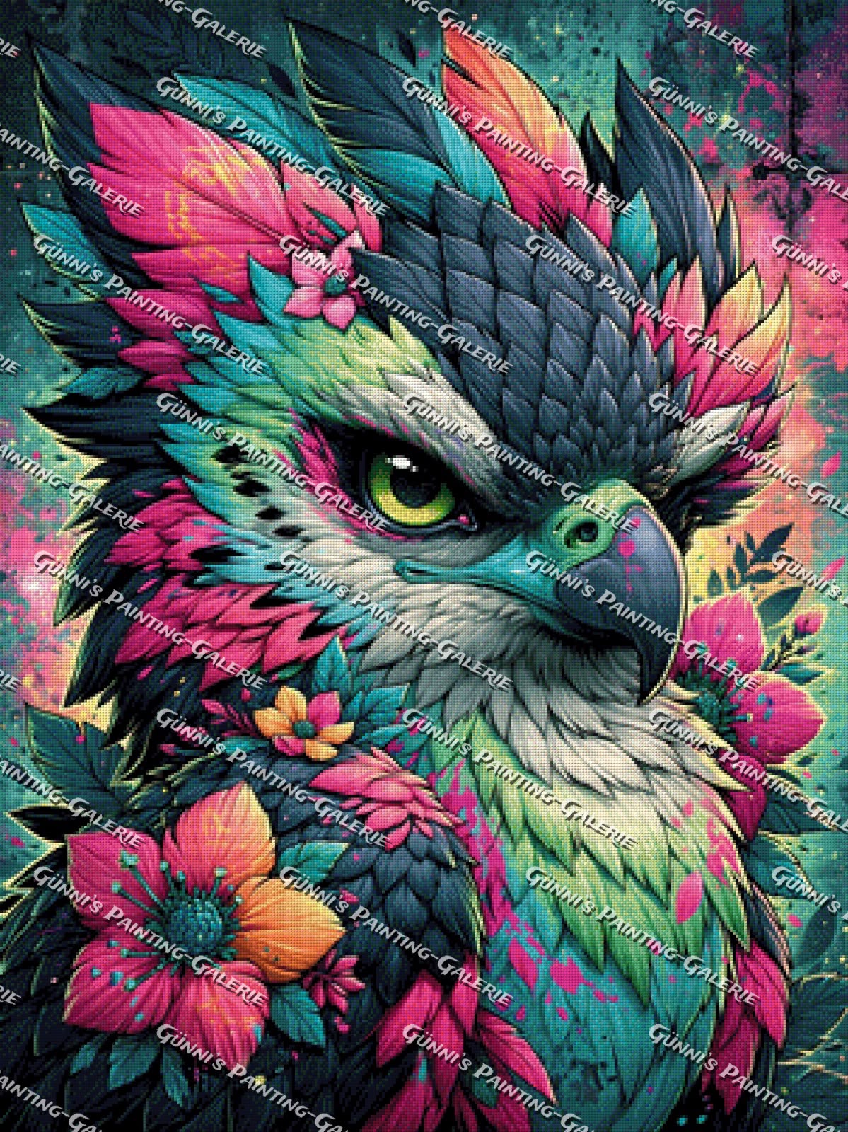 Wild und farbenfroh by Sweet_Loco_AI 75x100 270 Farben