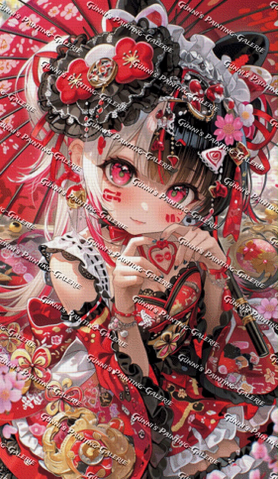 Die Hüterin der Sakura by Elly_A.I. 70x120 285 Farben