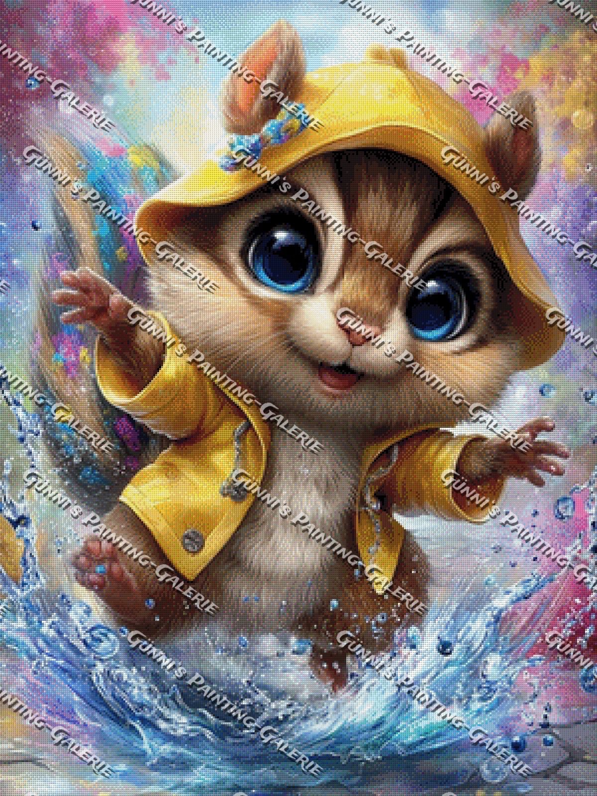 Pfützenparty by illumaris KI_Art 75x100 280 Farben