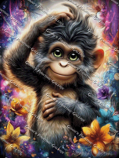 Der geheimnisvolle Waldfreund by illumaris KI_Art 75x100 285 Farben