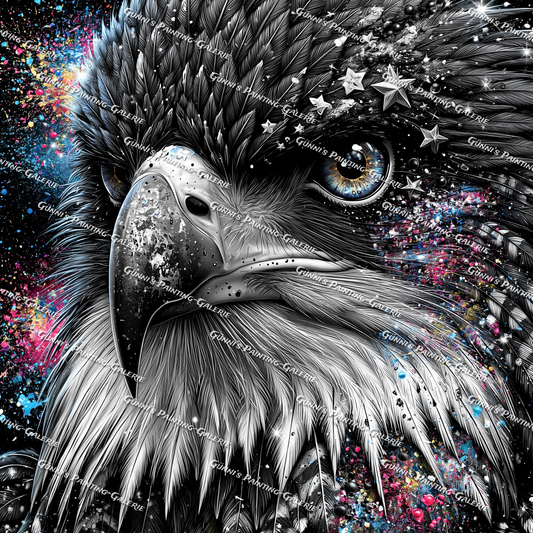 Augen der Freiheit by QN 80x80 225 Farben