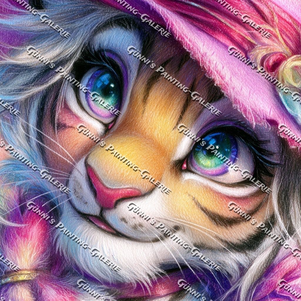 Aurora, die Seelenkatze by Elly_A.I.  80x80 280 Farben