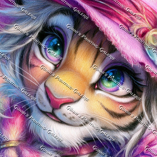 Aurora, die Seelenkatze by Elly_A.I.  80x80 280 Farben