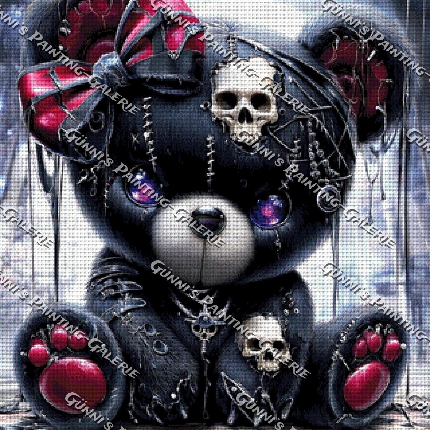 Sweet Darkness by illumaris KI_Art 80x80 200 Farben