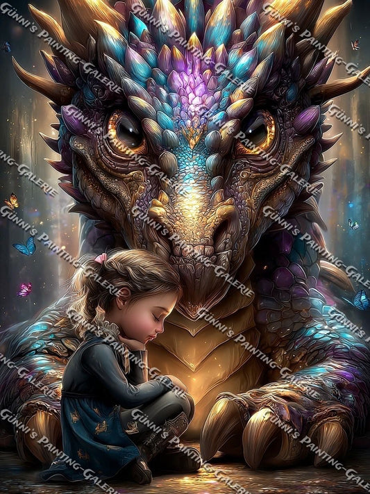 Der Beschützer der Träume by illumaris KI_Art 75x100 240 Farben