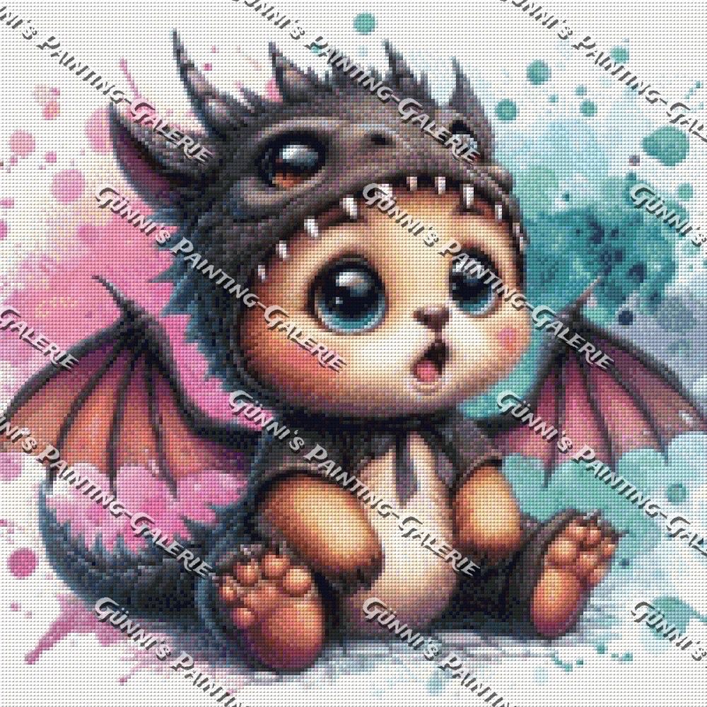 Drachi-Boo by LulanaCuties 50x50 100 Farben