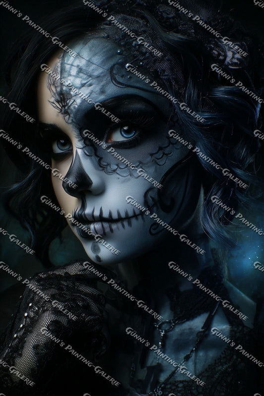 Die Dame der Dunkelheit by Karla 80x120 105 Farben