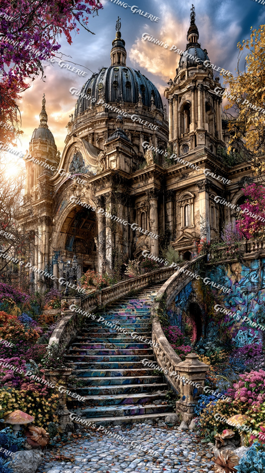 Das Geheimnis der alten Mauern by QN 70x125 270 Farben