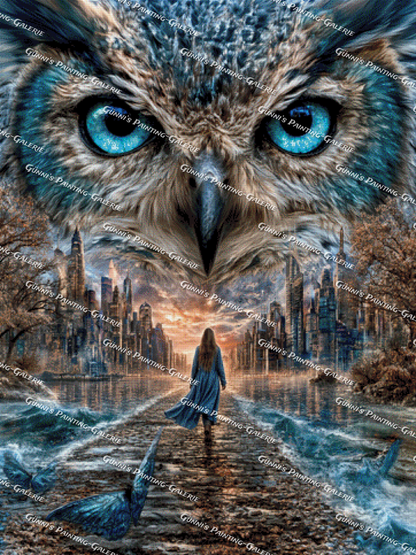 Das Geheimnis der blauen Augen by Elly_A.I. 90x120 205 Farben