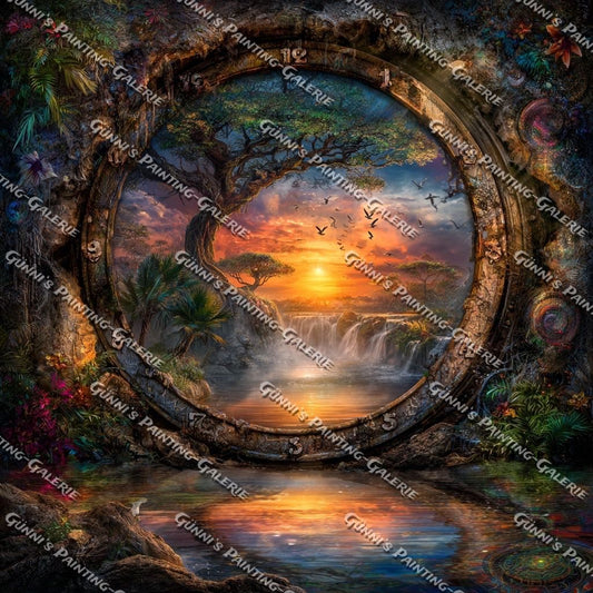 Das Tor der Ewigkeit by Elly_A.I. 100x100 235 Farben