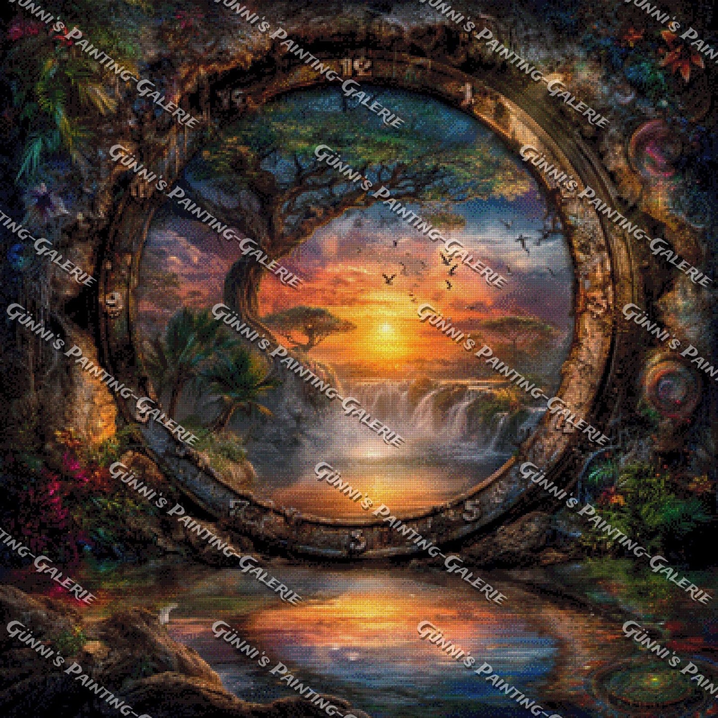 Das Tor der Ewigkeit by Elly_A.I. 100x100 235 Farben