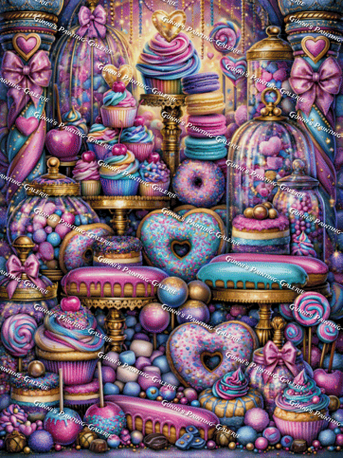 Das verzauberte Zuckerparadies by Andy‘s_AI_Art 90x120 320 Farben