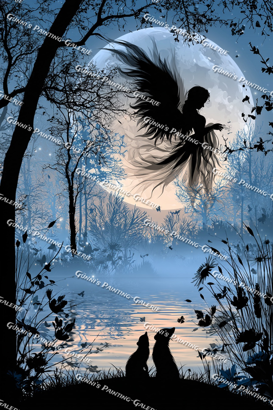 Der Engel der verlorenen Seelen by QN 80x120 125 Farben