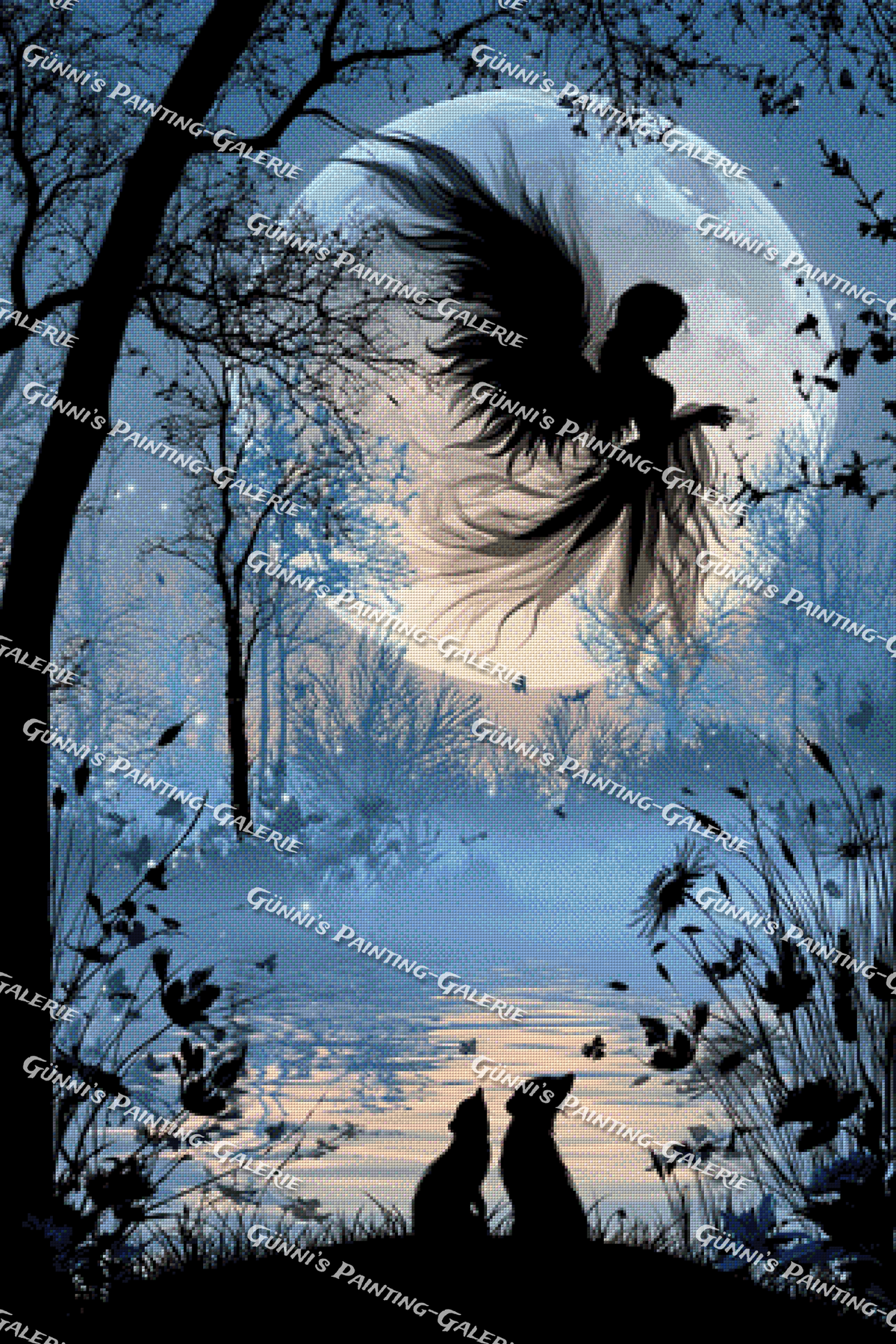 Der Engel der verlorenen Seelen by QN 80x120 125 Farben