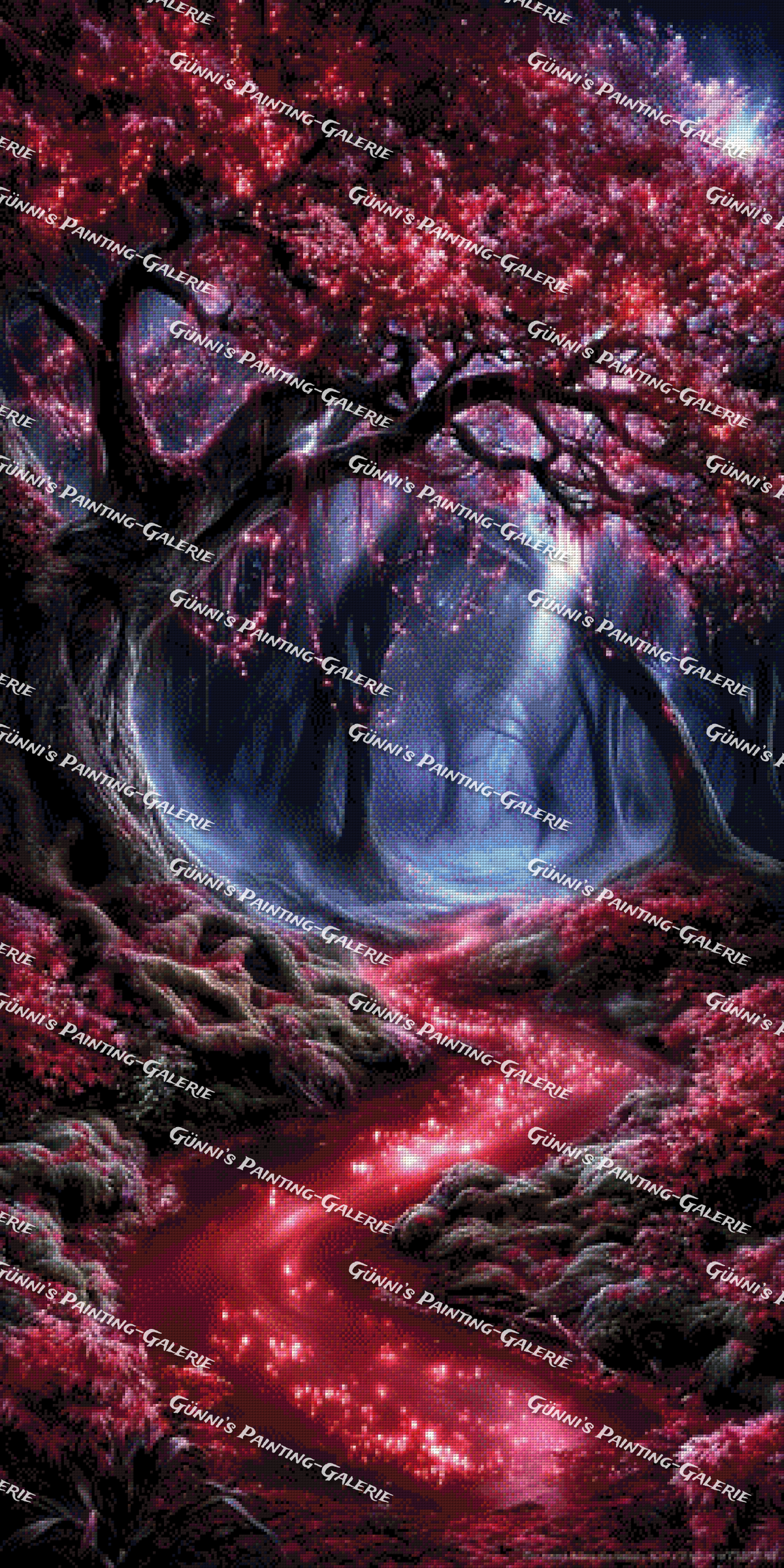 Der Fluss der Träume by illumaris KI_Art 70x140 190 Farben