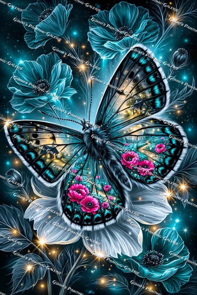 Die Seele des Schmetterlings by illumaris KI_Art 80x120 270 Farben