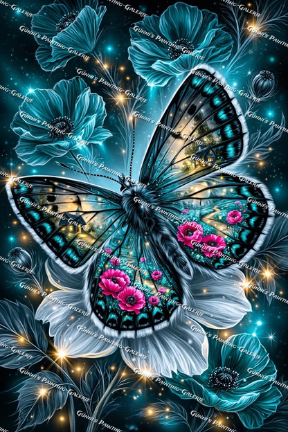Die Seele des Schmetterlings by illumaris KI_Art 80x120 270 Farben