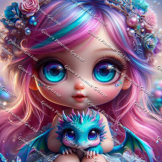 Die kleine Drachenschützerin by Andastra_DP 90x90 230 Farben