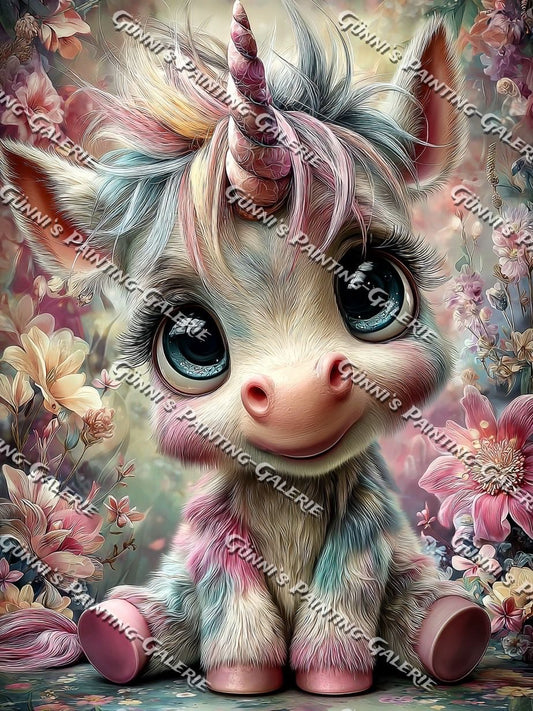 Das Einhorn des sanften Lichts by Andy‘s_AI_Art 75x100 240 Farben