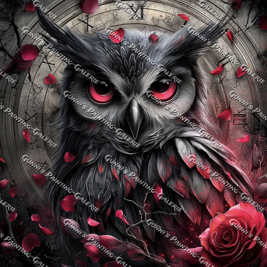 Whisper in Crimson - Hüter der Zeitrose by Sweet_Loco_AI 90x90 150 Farben