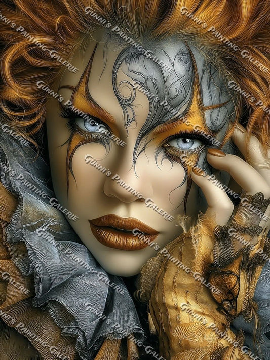 Augen voller Geheimnisse by illumaris KI_Art 75x100 145 Farben