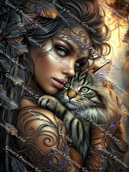 Seelenverwandte by illumaris KI_Art 75x100 185 Farben