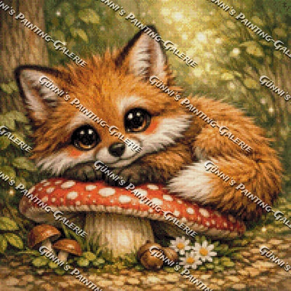 Der kleine Fuchs by LulanaCuties 50x50 90 Farben