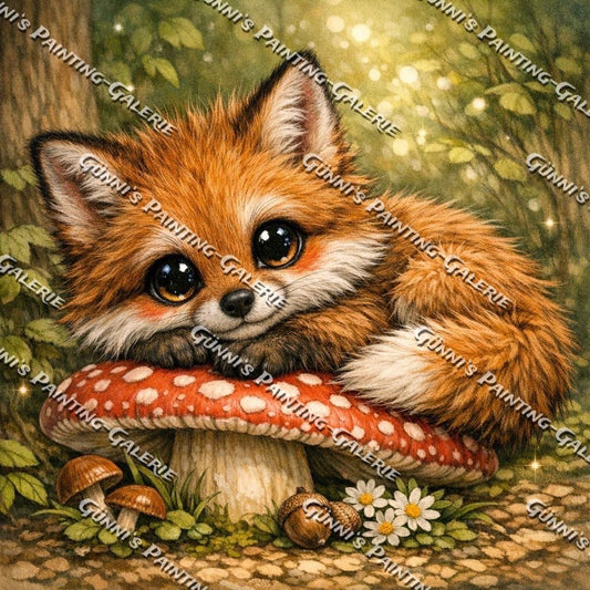Der kleine Fuchs by LulanaCuties 50x50 90 Farben