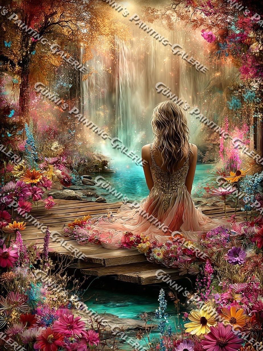 Der Garten der verborgenen Wünsche by Andy‘s_AI_Art 75x100 295 Farben
