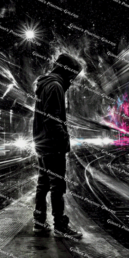 Gefangen in der Dunkelheit by illumaris KI_Art 60x120 120 Farben