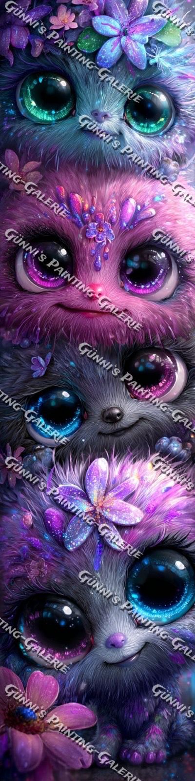 Die Glubschi-Geschwister by Elly_A.I. 30x120 168 Farben