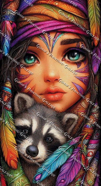 Hüterin der wilden Seele by Elly_A.I. 60x110 350 Farben