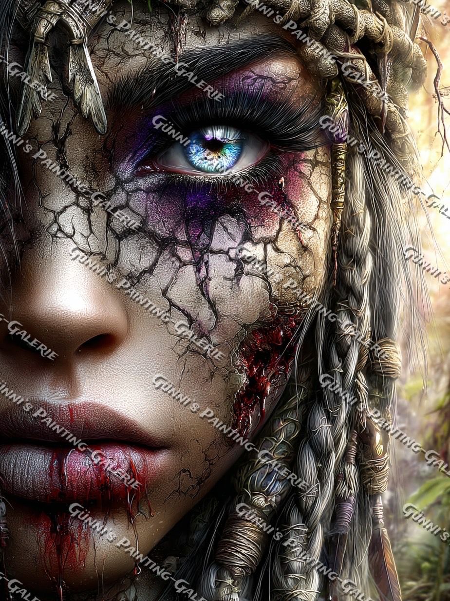 Wenn die Haut spricht by Elly_A.I. 75x100 230 Farben