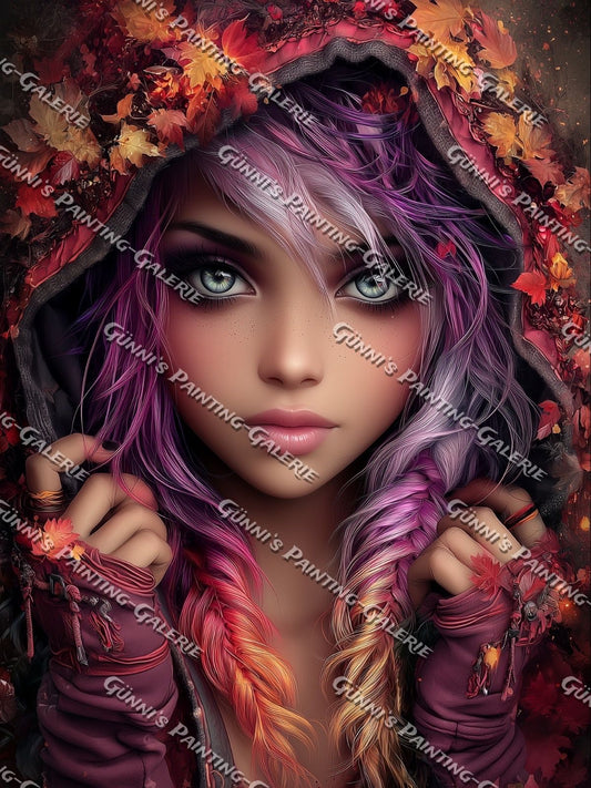 Herbstseele by Sweet_Loco_AI 75x100 190 Farben