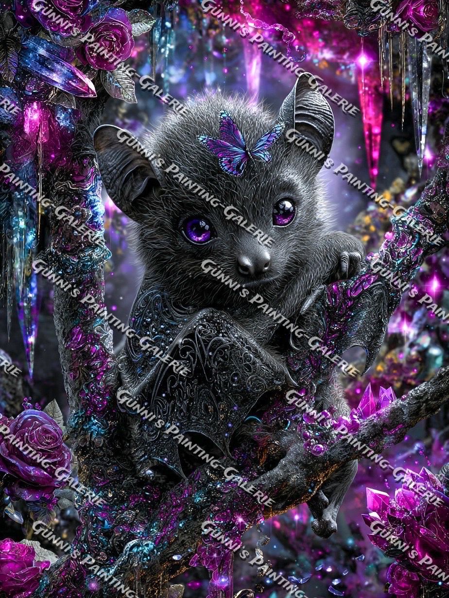 Die Hüterin der violetten Nacht by Andastra_DP 75x100 190 Farben