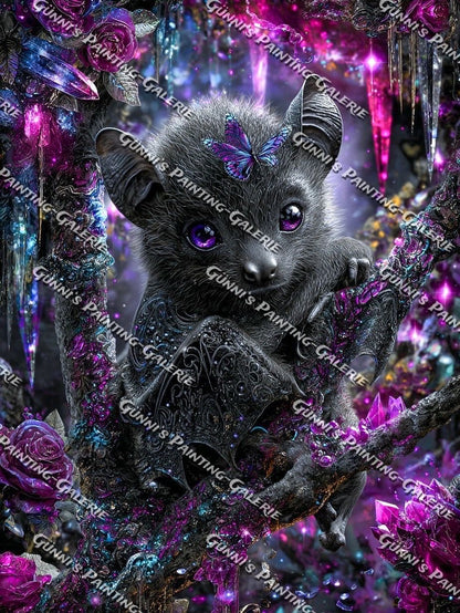 Die Hüterin der violetten Nacht by Andastra_DP 75x100 190 Farben
