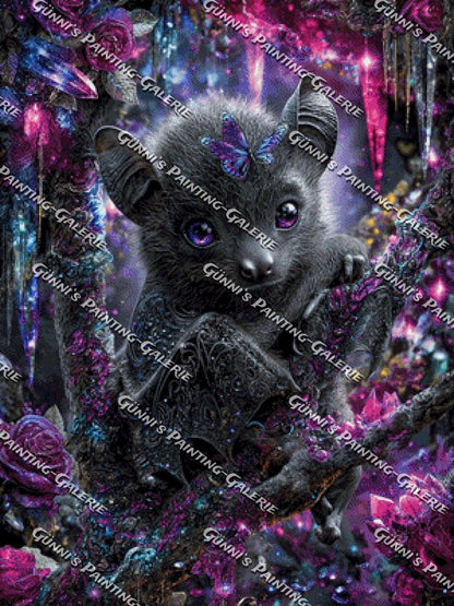 Die Hüterin der violetten Nacht by Andastra_DP 75x100 190 Farben