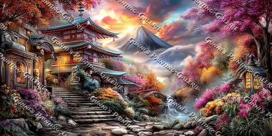 Japan Flair by Andy‘s_AI_Art 140x70 330 Farben