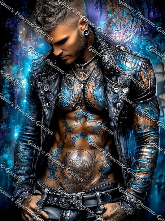 Der Körper spricht by illumaris KI_Art 75x100 220 Farben