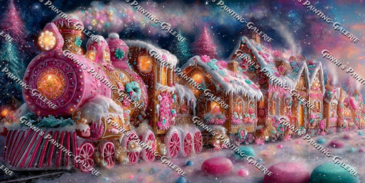 Lebkuchen-Express by Elly_A.I. 160x80 350 Farben
