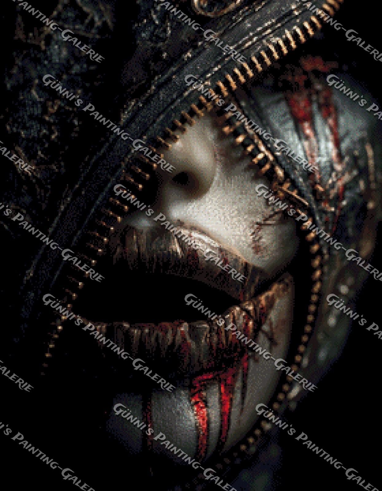 DIe Lippen der Nacht by Karla 70x90 150 Farben
