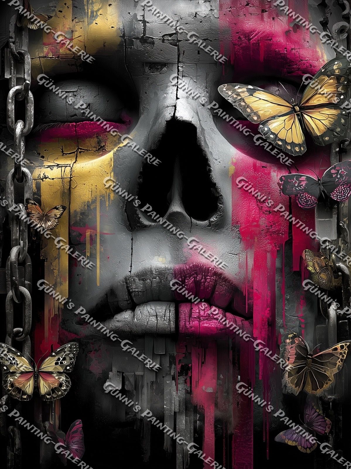 Maske der gefesselten Seele by Karla 75x100 190 Farben