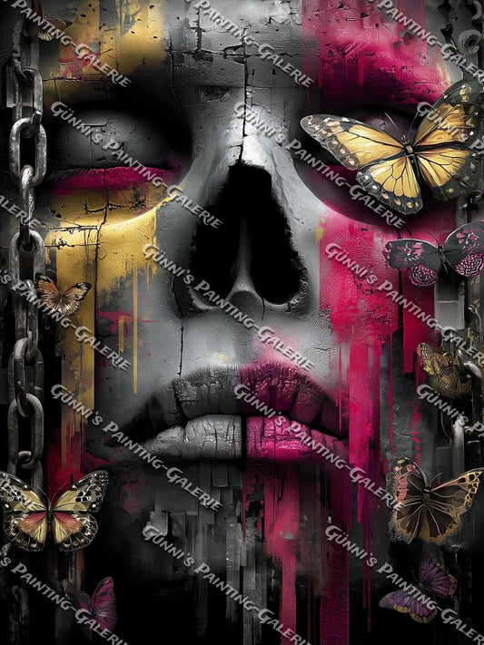 Maske der gefesselten Seele by Karla 75x100 190 Farben