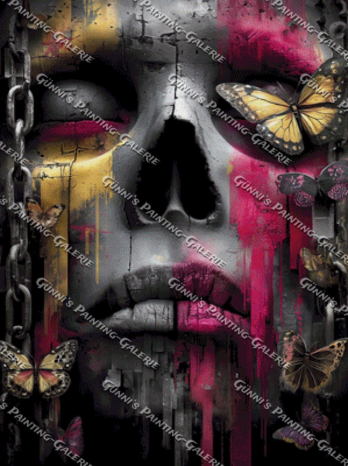 Maske der gefesselten Seele by Karla 75x100 190 Farben