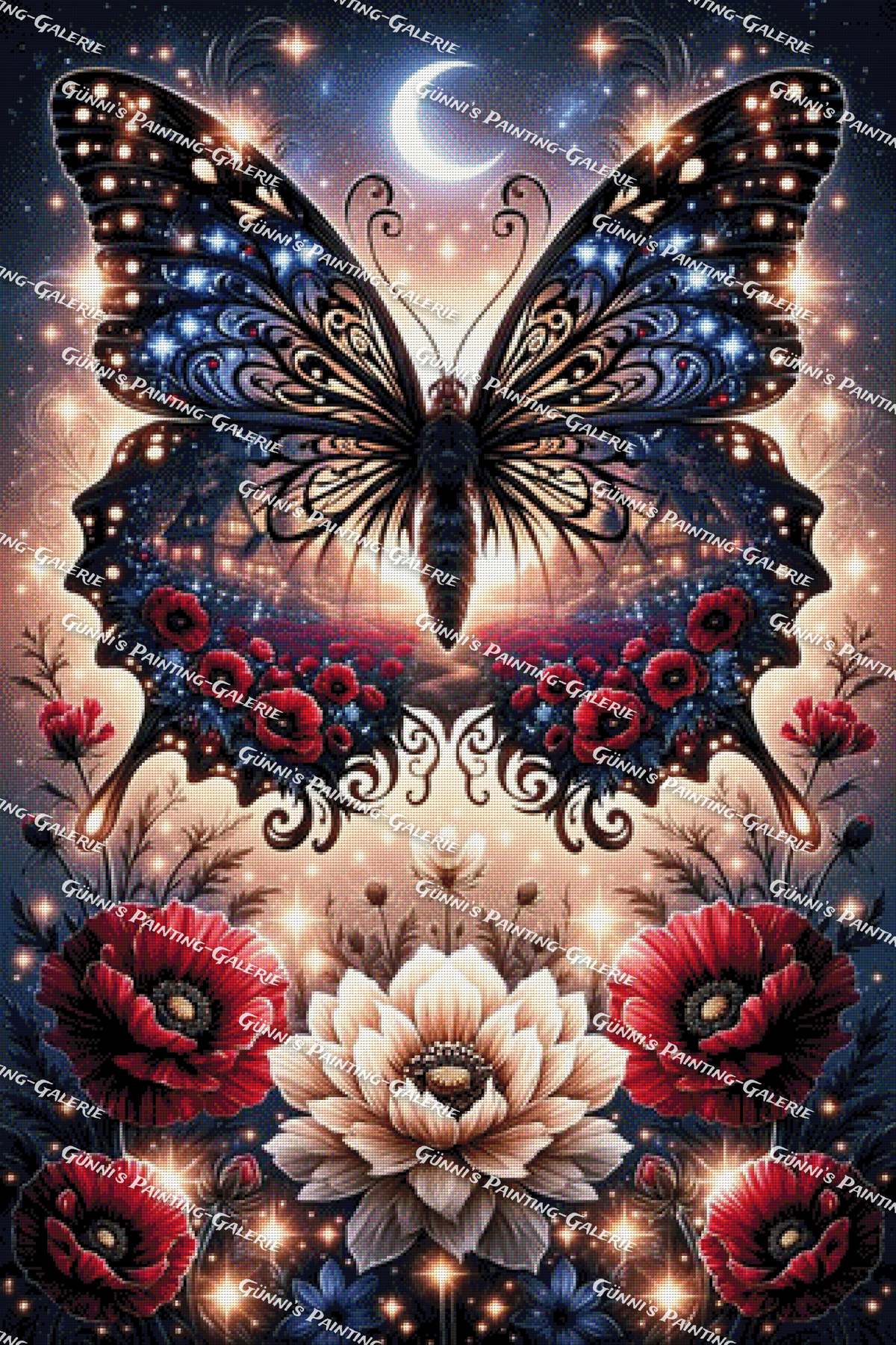 Mondflügel der tausend Träume by illumaris KI_Art 80x120 260 Farben
