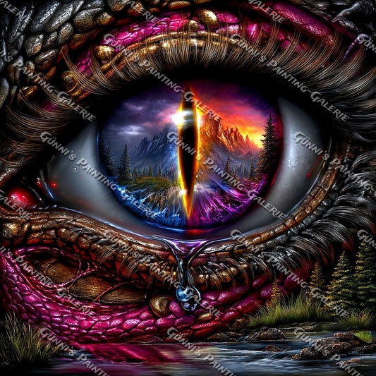 Auge des Drachen by Andy‘s_AI_Art 90x90 325 Farben
