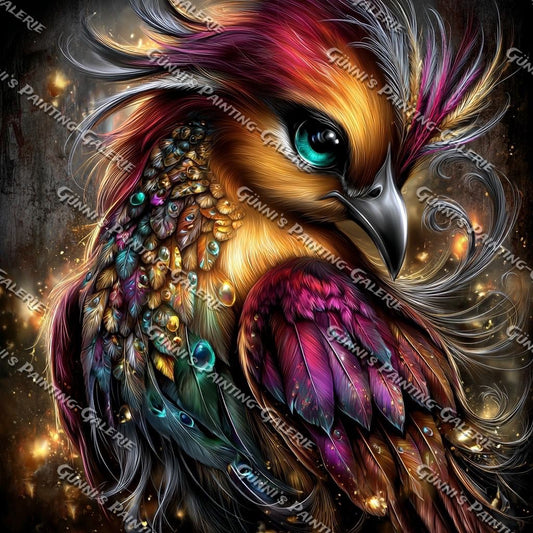 Phönix der Dämmerung by Andy‘s_AI_Art 80x80 290 Farben