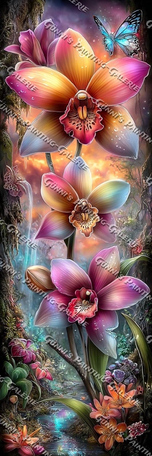 Magischer Orchideenwald by Andy‘s_AI_Art 50x150 380 Farben