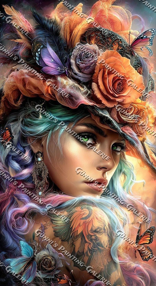 Das Blütenorakel by Andy‘s_AI_Art 60x110 330 Farben